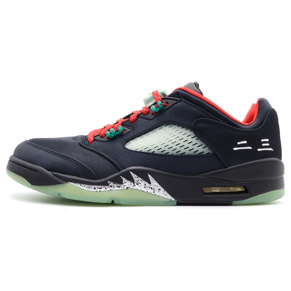 NIKE(ナイキ) ×CLOT AIR JORDAN 5 Low Jade 5 Low クロット エアジョーダン5 ロー ジェイド 5 ロー ローカットスニーカー US10.5/28.5cm ブラック DM4640 036