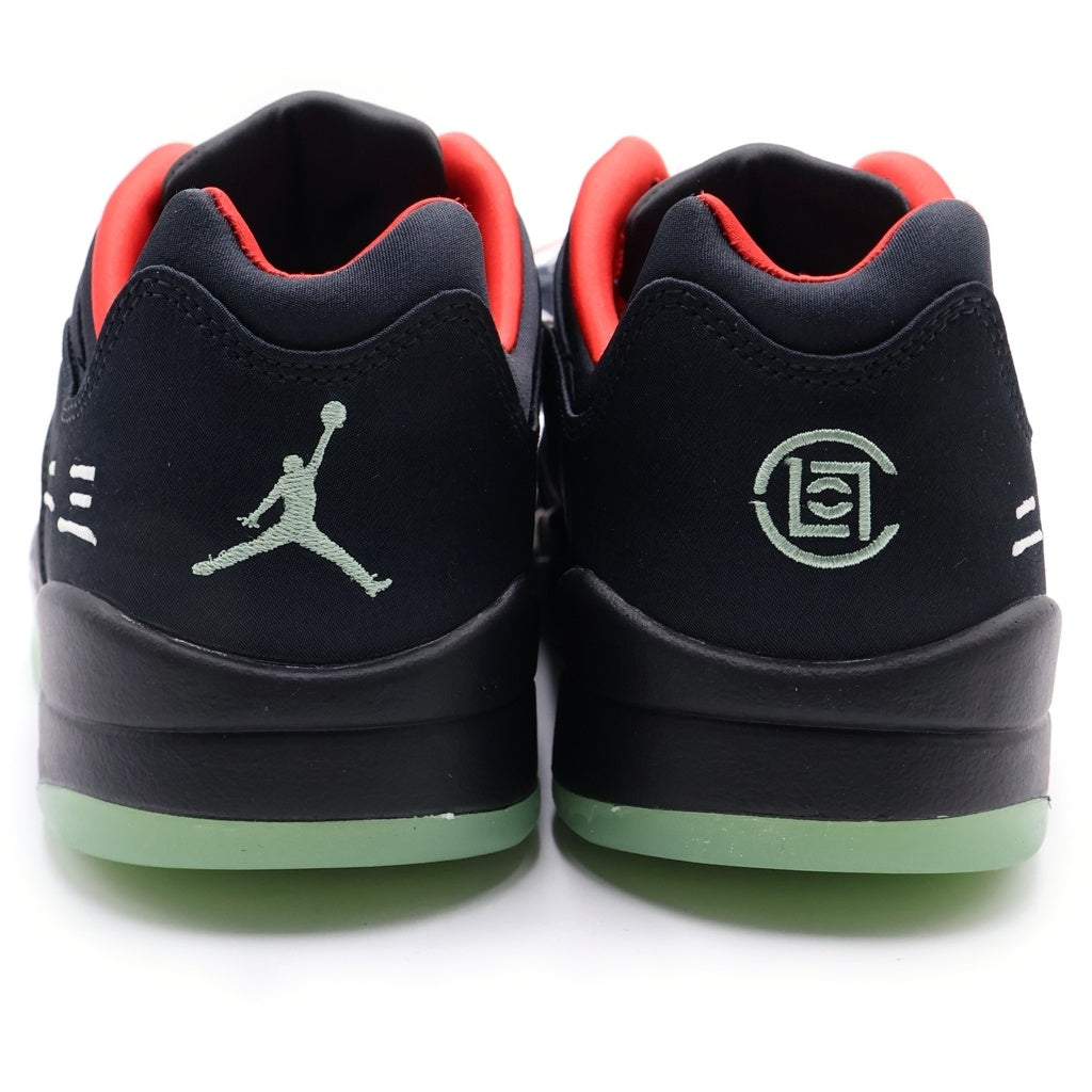 NIKE(ナイキ) ×CLOT AIR JORDAN 5 Low Jade 5 Low クロット エアジョーダン5 ロー ジェイド 5 ロー ローカットスニーカー US10.5/28.5cm ブラック DM4640 036