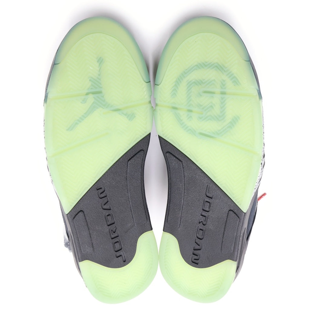 NIKE(ナイキ) ×CLOT AIR JORDAN 5 Low Jade 5 Low クロット エアジョーダン5 ロー ジェイド 5 ロー ローカットスニーカー US10.5/28.5cm ブラック DM4640 036