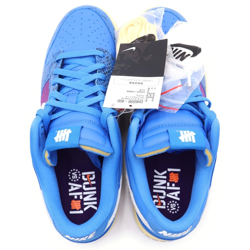 NIKE(ナイキ) ×UNDEFEATED Dunk Low SP Royal アンディフィーテッド × ナイキ ダンク ロー SP ロイヤル ローカットスニーカー US10.5/28.5cm ブルー DH6508 400