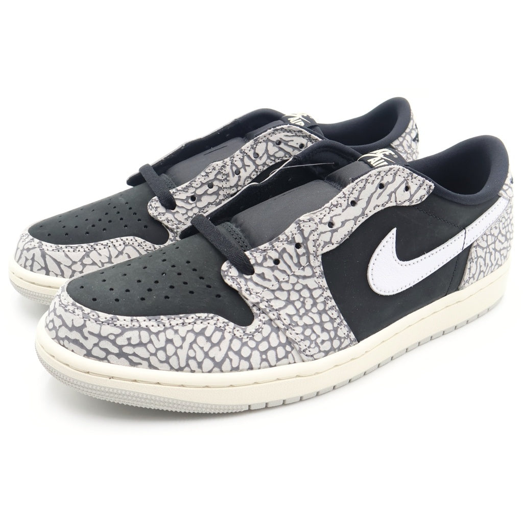 NIKE(ナイキ) AIR JORDAN 1 Retro Low OG Black Cement エアジョーダン1 レトロ ロー OG ブラックセメント ローカットスニーカー US10.5/28.5cm グレー CZ0790 001