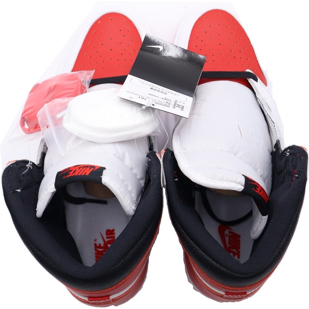 NIKE(ナイキ) AIR JORDAN 1 High OG Heritage エアジョーダン1 ハイ OG ヘリテージハイカットスニーカー レッド/ホワイト US11/29cm 555088-161