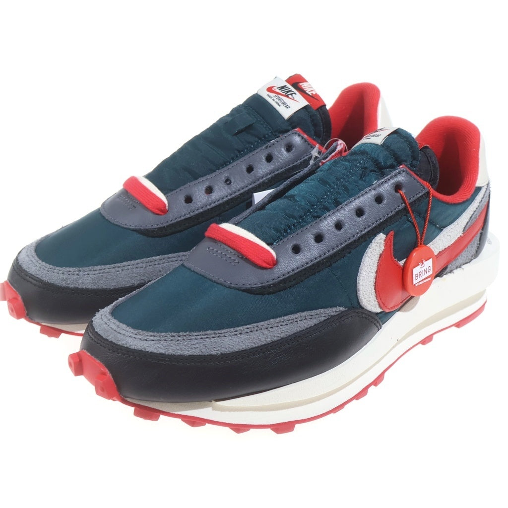NIKE(ナイキ) ×UNDERCOVER ×sacai LD Waffle Midnight Spruce/Pale Ivory-Dark Grey-University Red アンダーカバー サカイ ローカットスニーカー DJ4877‐300