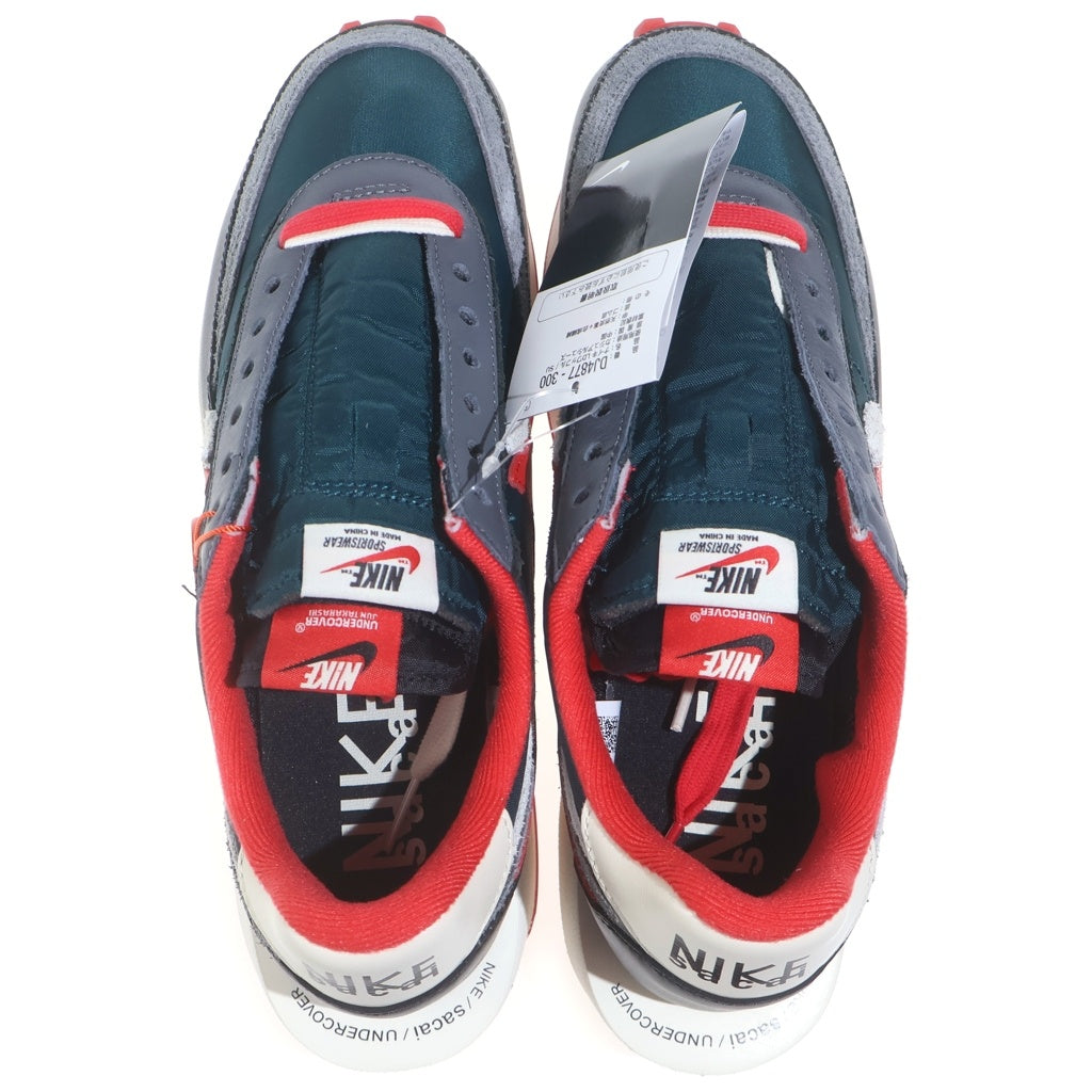 NIKE(ナイキ) ×UNDERCOVER ×sacai LD Waffle Midnight Spruce/Pale Ivory-Dark Grey-University Red アンダーカバー サカイ ローカットスニーカー DJ4877‐300