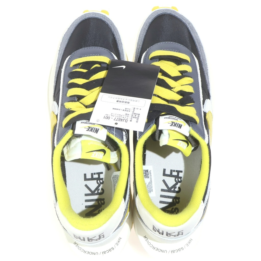 NIKE(ナイキ) ×UNDERCOVER ×sacai LD Waffle Black/Sail-Dark Grey-Bright Citron ローカットスニーカー US10.5/28.5cm イエロー DJ4877 001