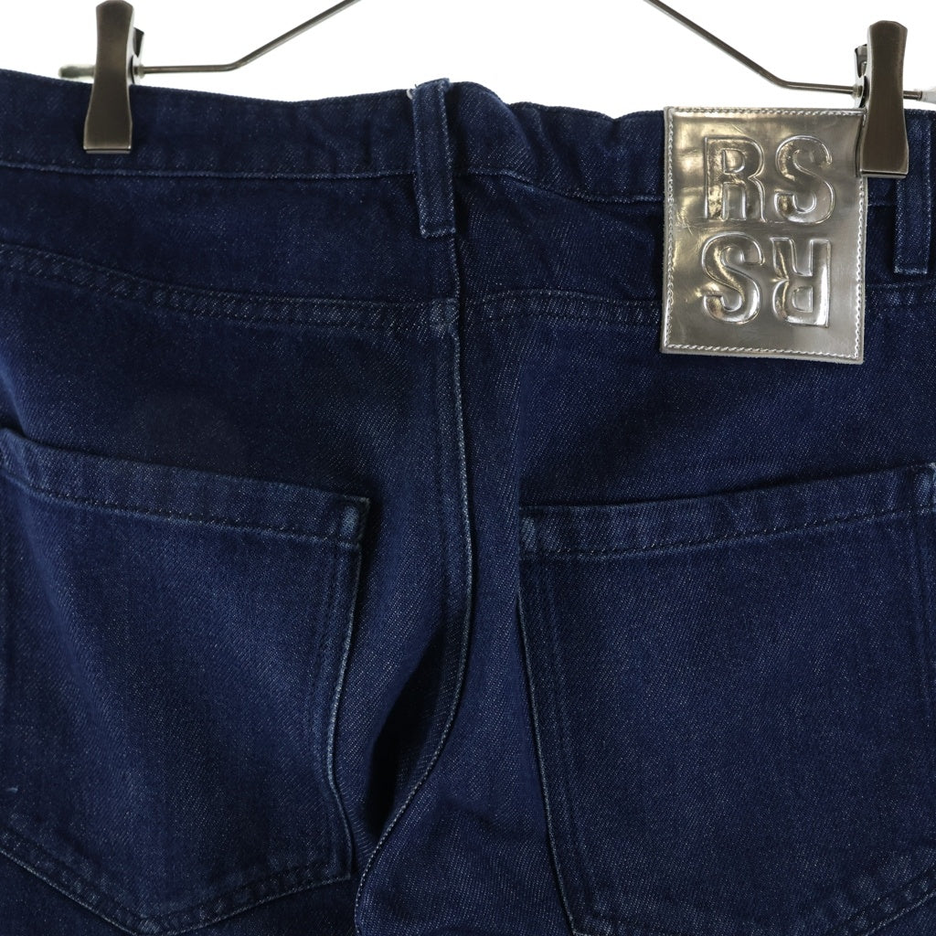 RAF SIMONS(ラフシモンズ) 19SS TR NSF RM RS REGULAR FIT DENIM PANTS WITH TAPE AND PATCH レギュラーフィットデニムパンツ インディゴ 191-312-10031