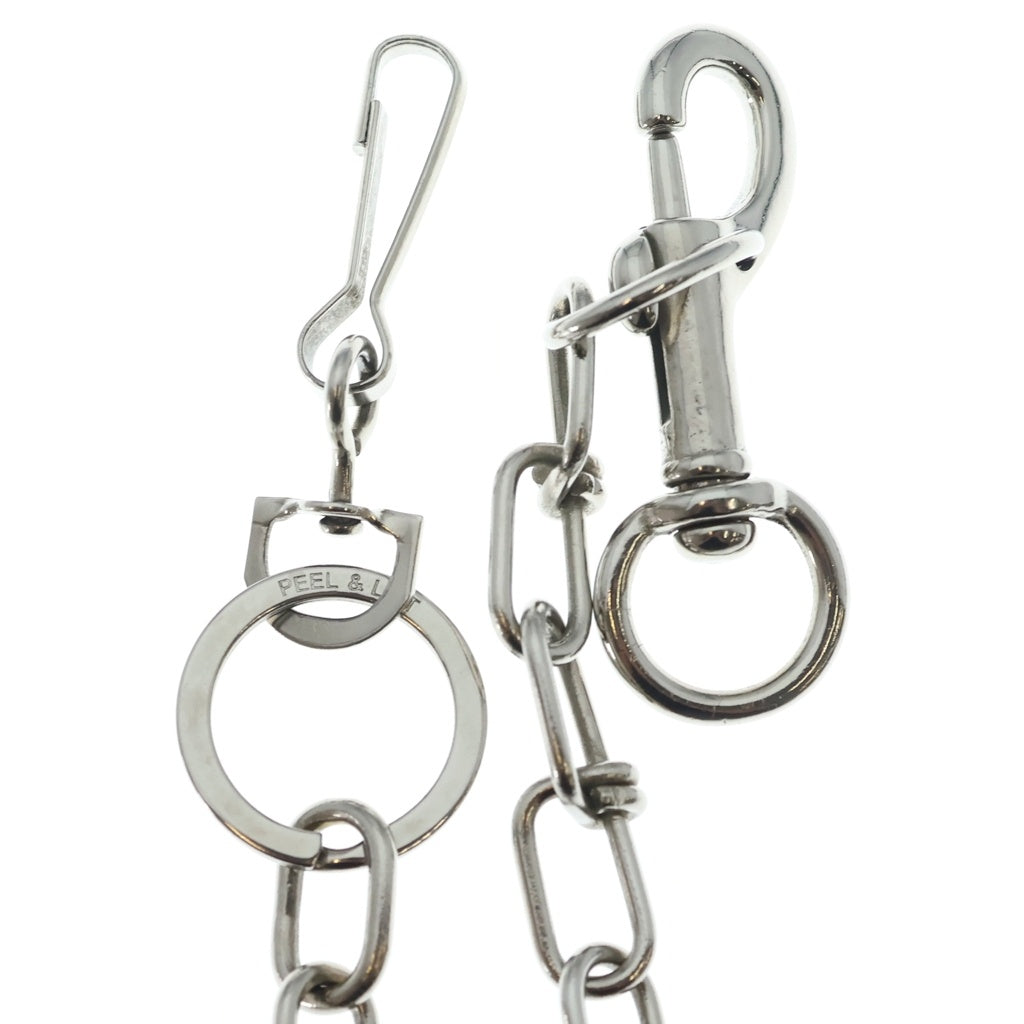 PEEL&LIFT(ピールアンドリフト) HEAVY DUTY STRONG CHAIN WALLET CHAIN ヘビー デューティー ストロング チェーン ウォレットチェーン シルバー