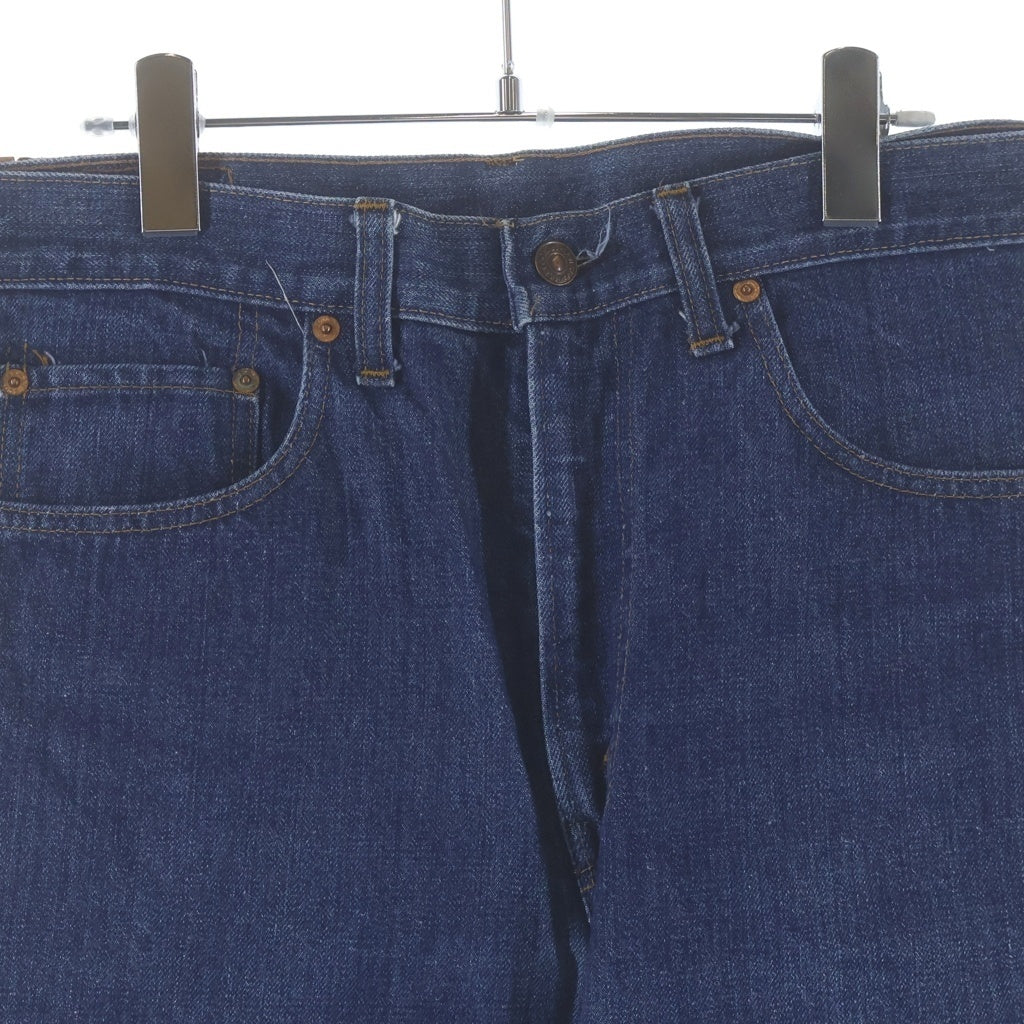 Levi's(リーバイス) 70S VINTAGE 517-03 66後期 42TALONジップ スモールE ボタン裏6 USA製 ポケット裏チェーンステッチ ストレートデニムパンツ ジーンズ インディゴ