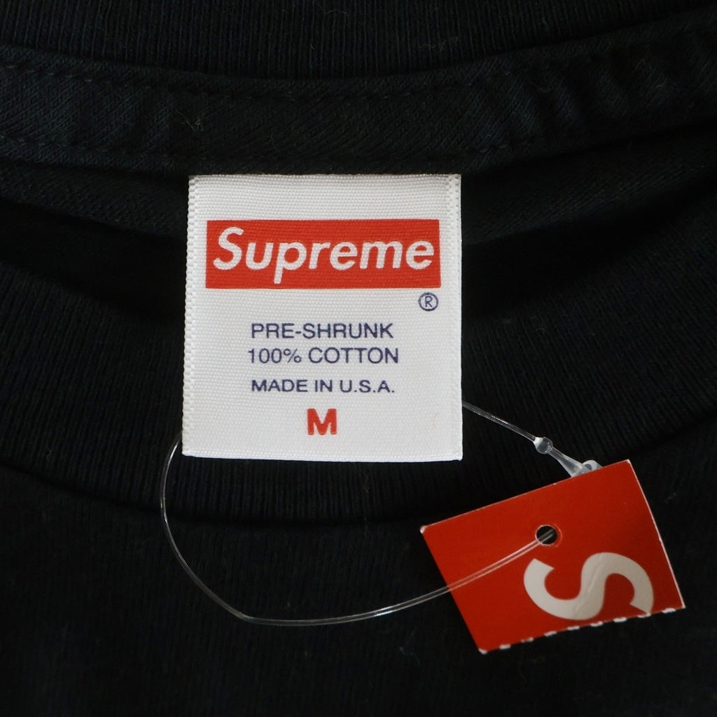 SUPREME(シュプリーム) 22SS Model Tee モデル プリント クルーネック半袖Tシャツカットソー ブラック