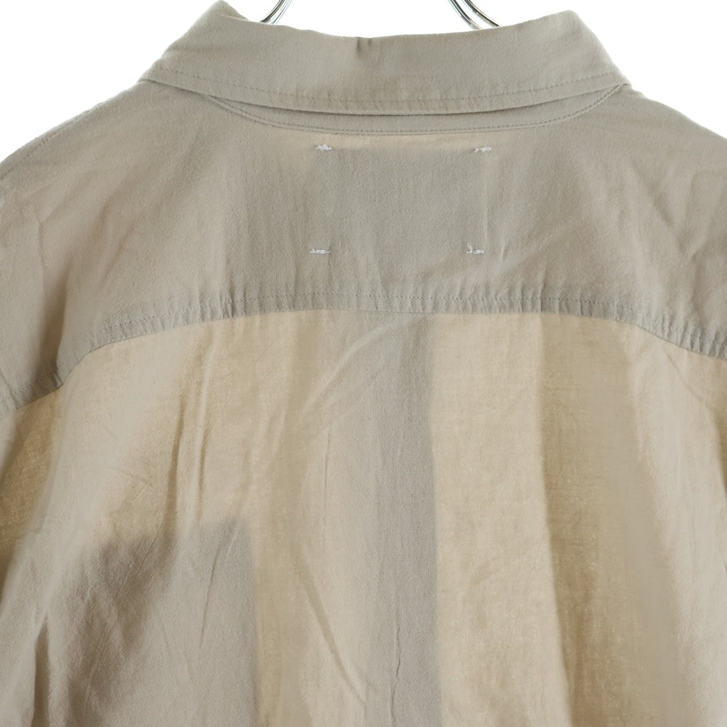 Paly Hollywood(パリーハリウッド) ETERNAL YOUTH OVERSIZED DRESS SHIRT エターナル ユース オーバーサイズ 長袖コットンドレスシャツ ベージュ