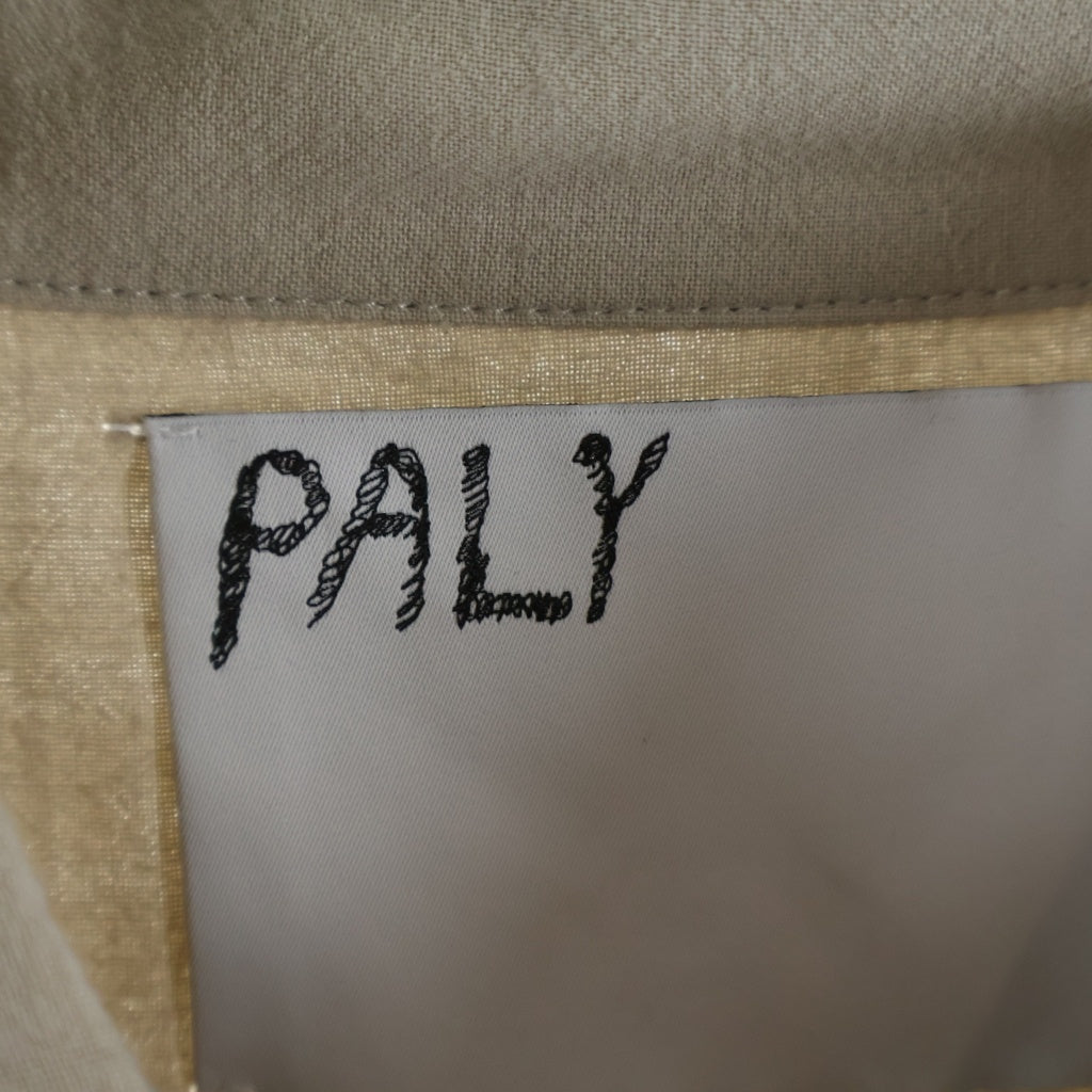 Paly Hollywood(パリーハリウッド) ETERNAL YOUTH OVERSIZED DRESS SHIRT エターナル ユース オーバーサイズ 長袖コットンドレスシャツ ベージュ