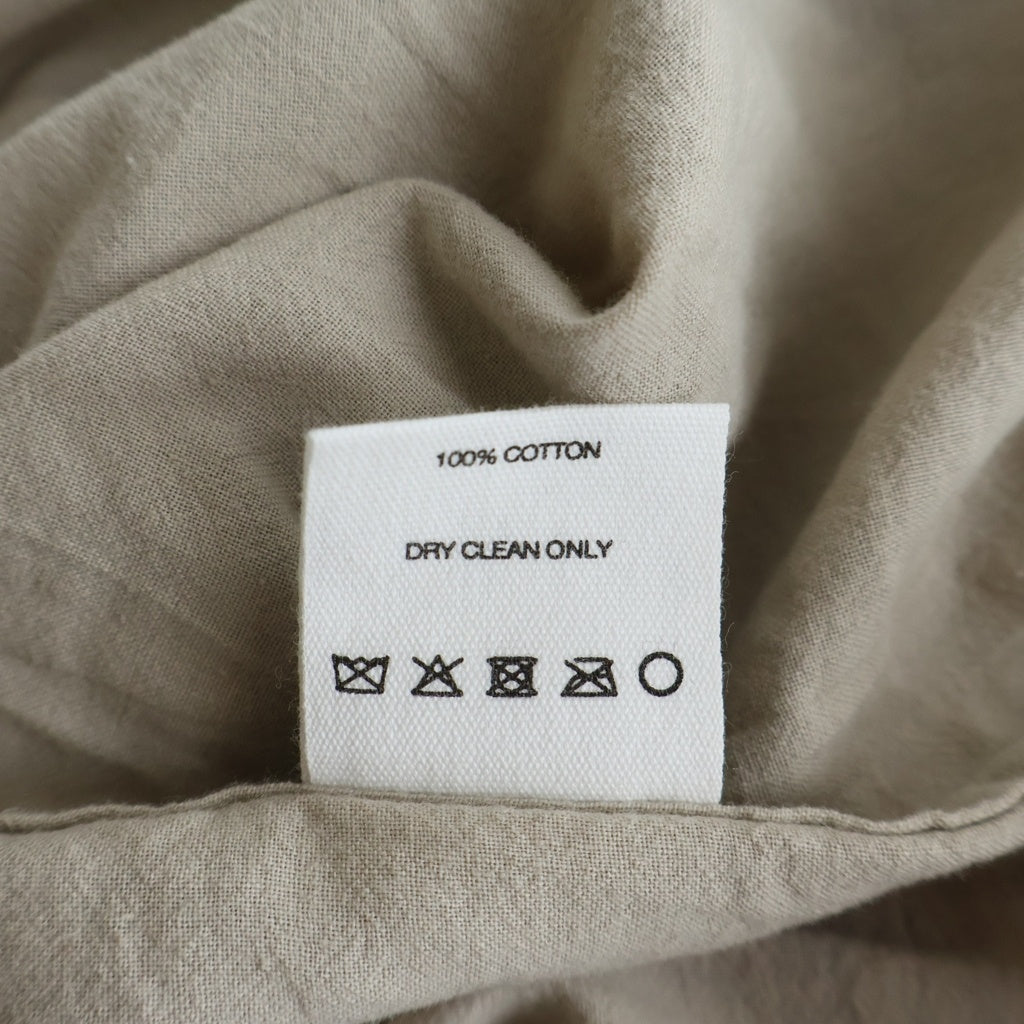 Paly Hollywood(パリーハリウッド) ETERNAL YOUTH OVERSIZED DRESS SHIRT エターナル ユース オーバーサイズ 長袖コットンドレスシャツ ベージュ