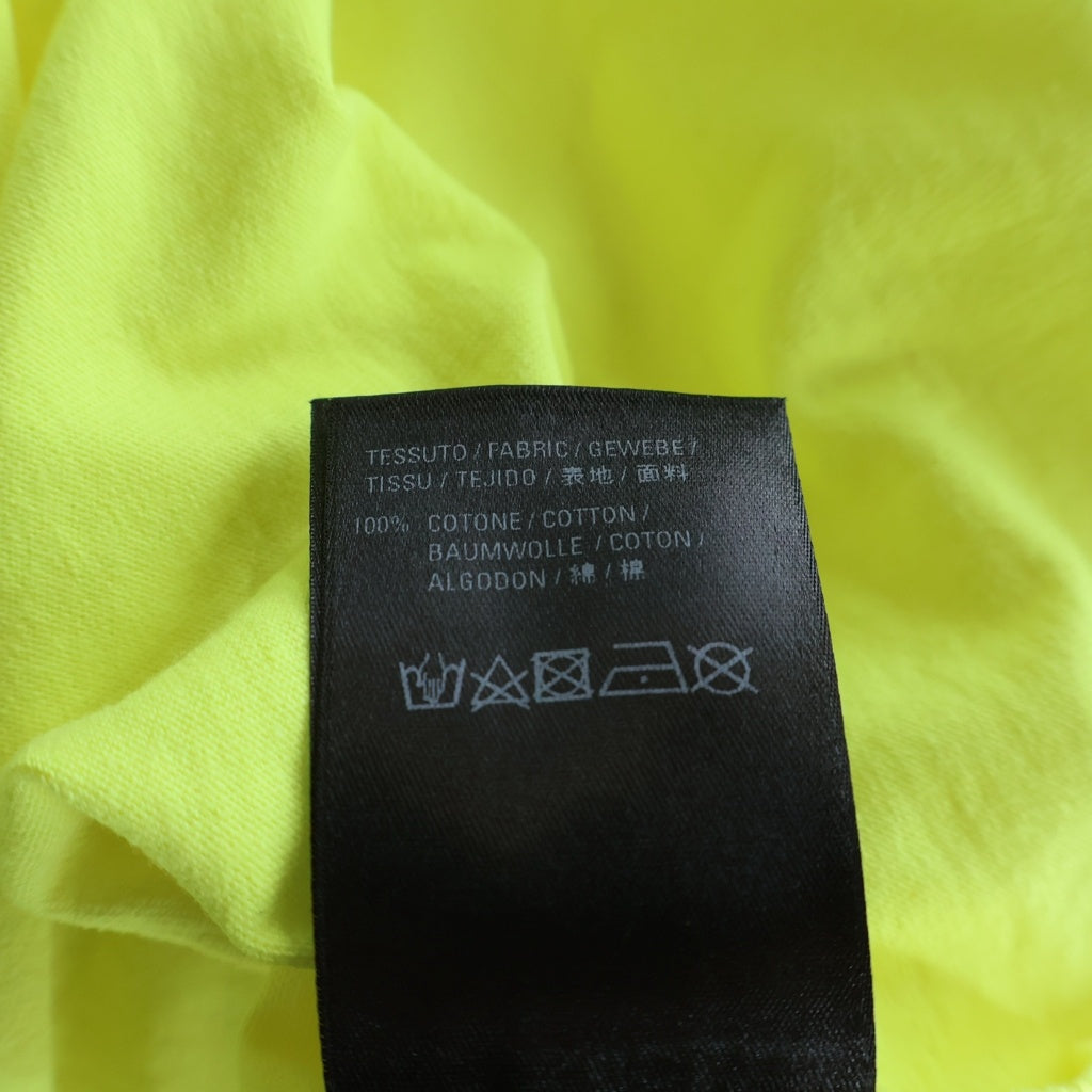 BALENCIAGA(バレンシアガ) ショルダーブランドタグ クルーネック半袖Tシャツカットソー イエロー 578139