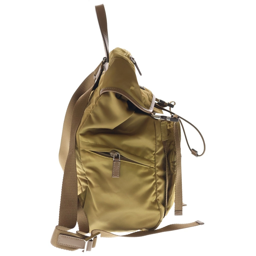 PRADA(プラダ) 15年製 VELA BALTICO BZ0039 ヴェラ バルティコ トライアングルロゴ ナイロン リュックサック バックパック カーキ