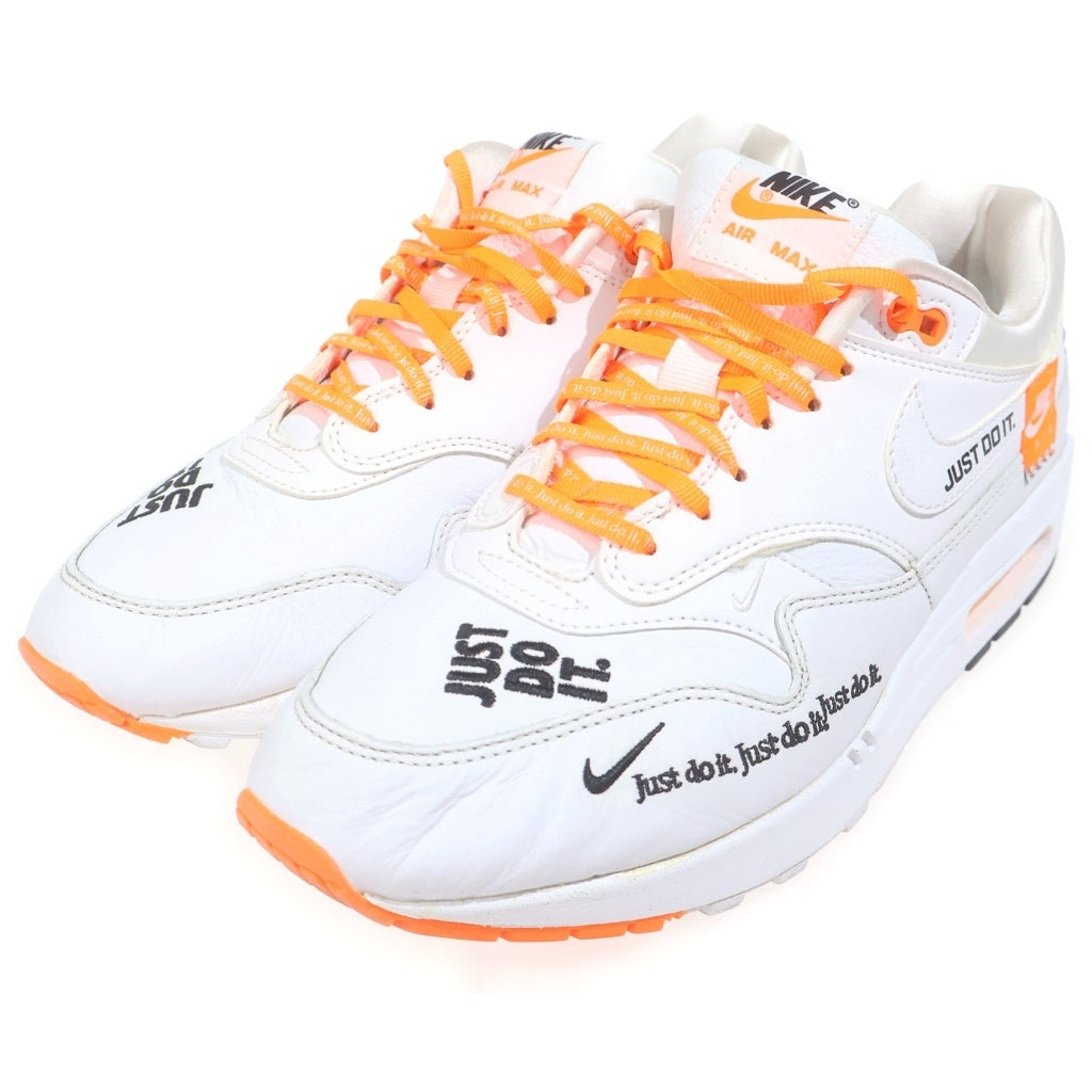NIKE(ナイキ) WMNS AIR MAX 1 LX JUST DO IT 917691-100 ウィメンズ エアマックス1 ジャストドゥイット コレクション ローカットスニーカー ホワイト US10.5/27.5cm