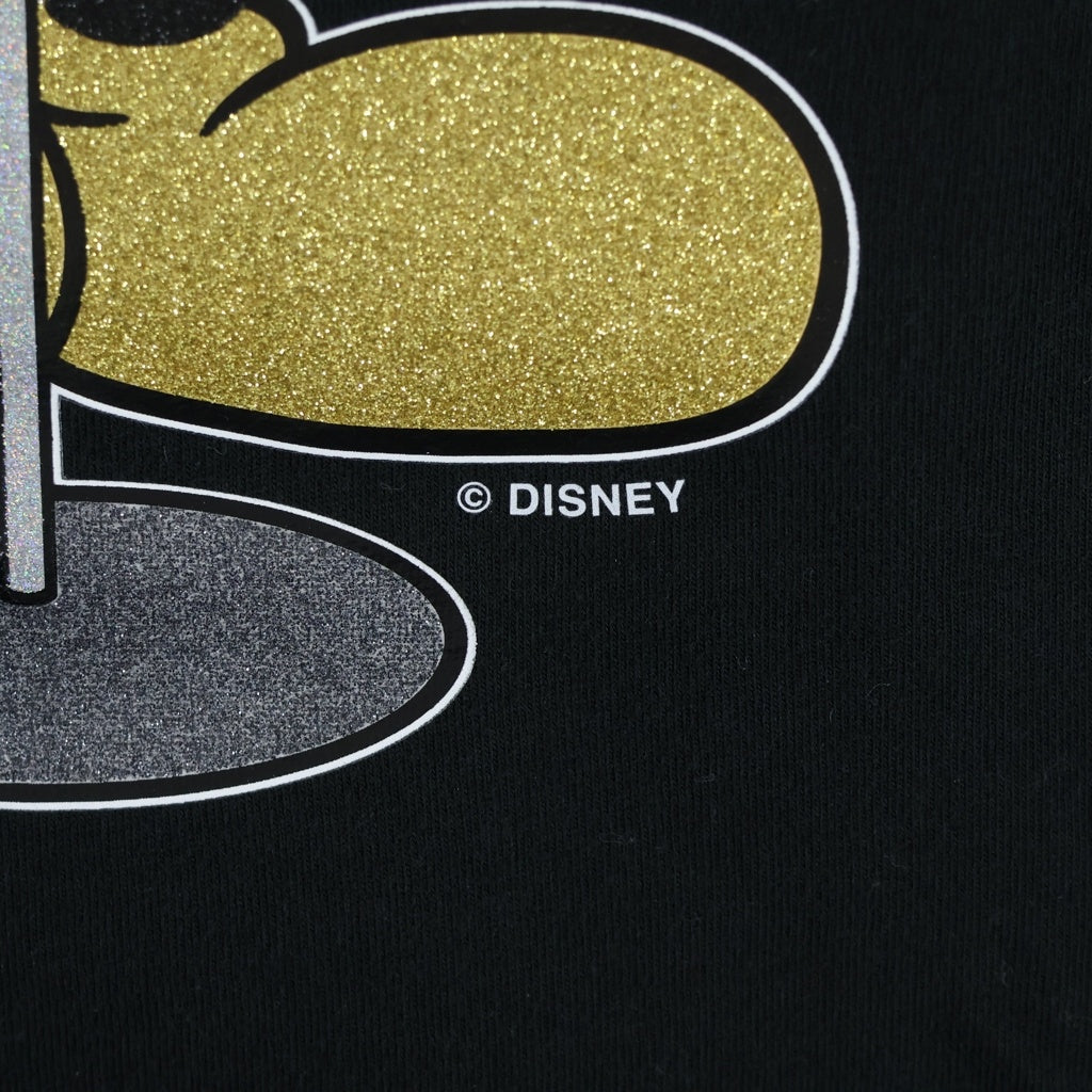 SUPREME(シュプリーム) 25AW ×NUMBER (N)INE Mickey Raglan L/S Top ナンバーナイン ミッキー 両面プリント ロングスリーブ ラグラン長袖Tシャツカットソー ロンT ブラック
