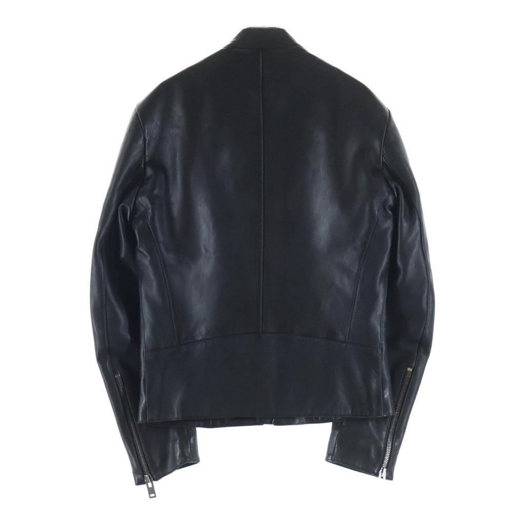 Maison Martin Margiela(メゾンマルタンマルジェラ) 17AW 八の字 シングルライダース レザー ジャケット ブラック S50AM0307 SY0601