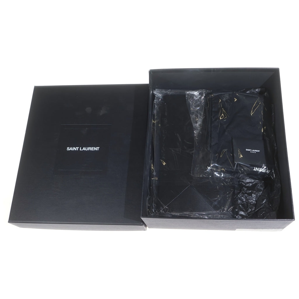 SAINT LAURENT PARIS(サンローランパリ) Wyatt Harness Boot ワイアットハーネスブーツ スエード ブラウン 443190
