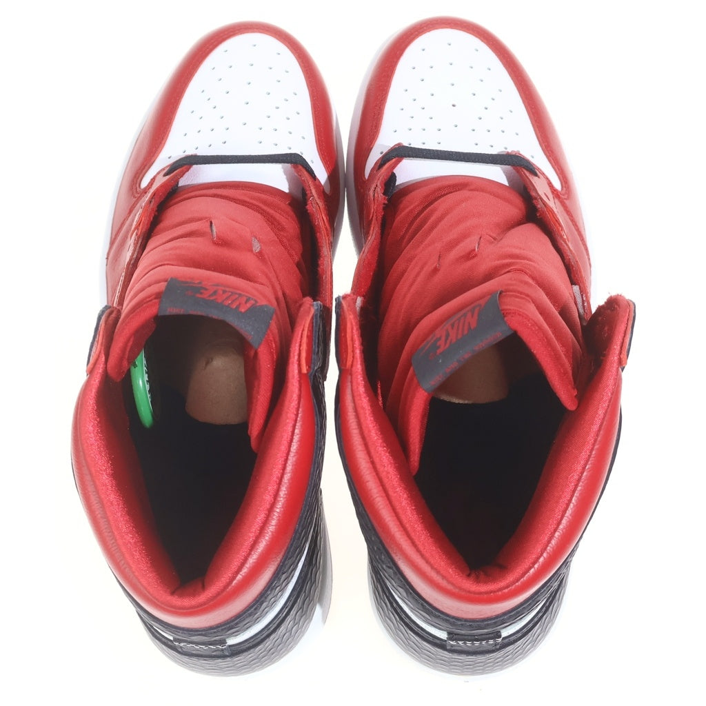 NIKE(ナイキ) WMNS AIR JORDAN 1 HIGH OG SATIN RED CD0461-601 ウィメンズ エアジョーダン1 ハイカットスニーカー サテンレッド レディース US11.5/28.5cm