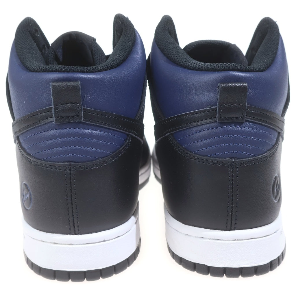NIKE(ナイキ) ×FRAGMENT DESIGN DUNK HIGH CITY PACK MIDNIGHT NAVY DJ0383-400 フラグメント ダンク ミッドナイト ハイカットスニーカー ネイビー/ブラック US9.5/27.5cm