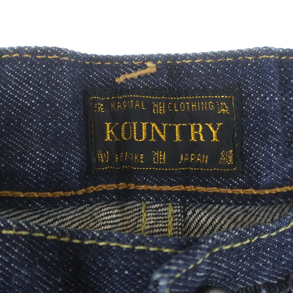KAPITAL(キャピタル) メキシカンタキシード ストレートデニムパンツ インディゴ K1910LP809