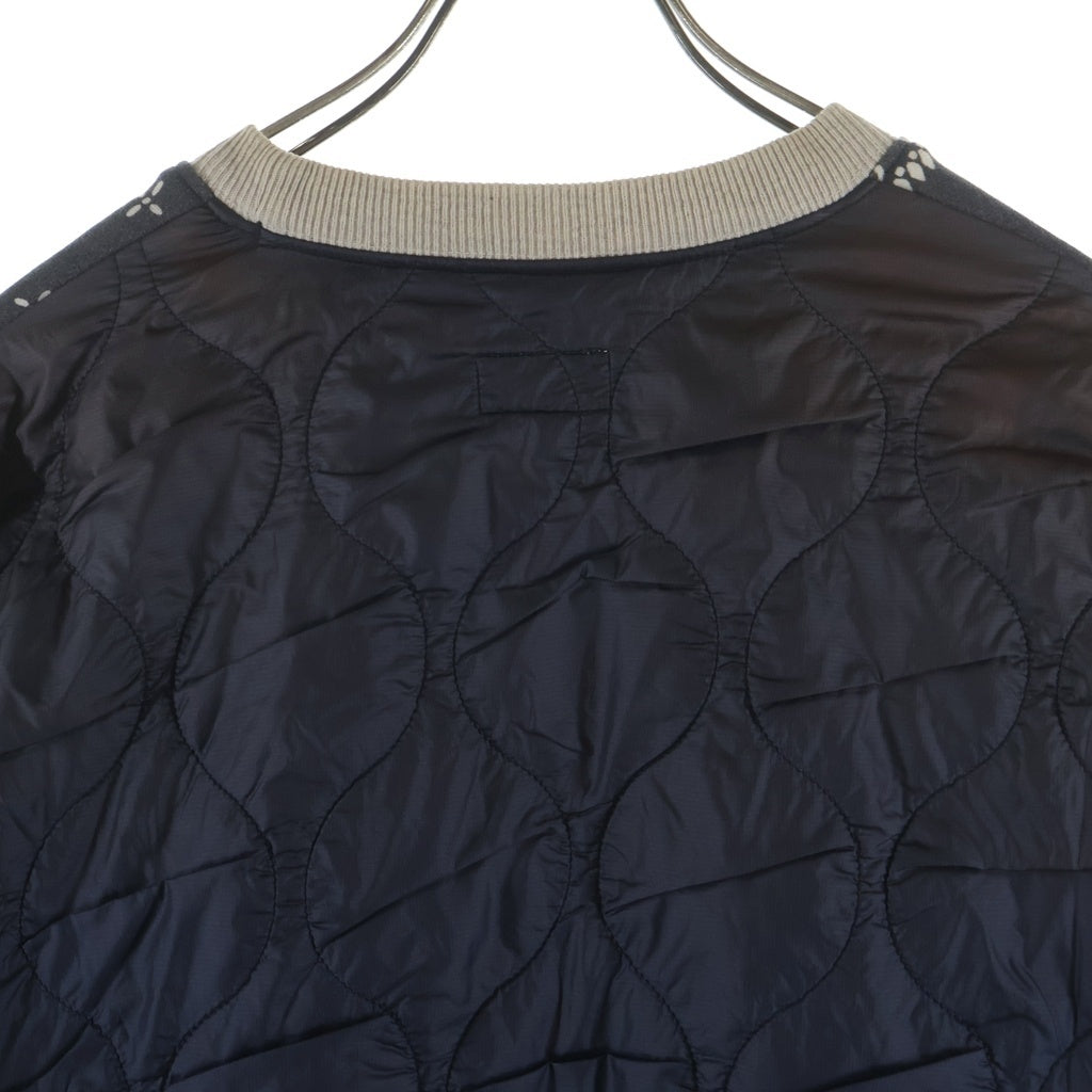 KAPITAL(キャピタル) 19AW バンダナ柄 ビバーグBIGスウェット グレー/ネイビー K1910LC071