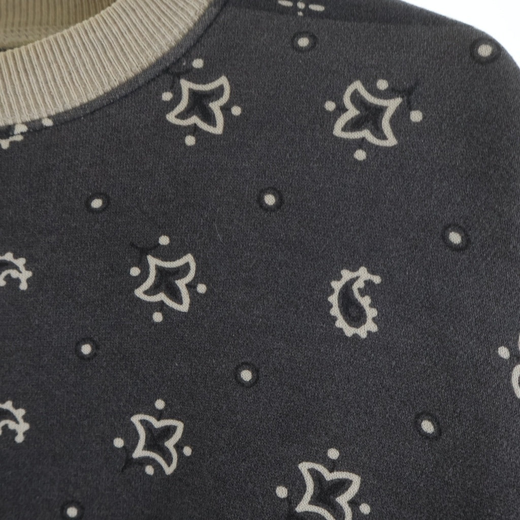 KAPITAL(キャピタル) 19AW バンダナ柄 ビバーグBIGスウェット グレー