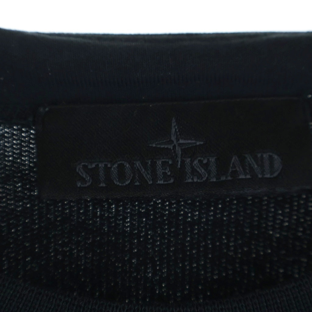 STONE ISLAND(ストーンアイランド) GHOST PIECE ゴーストピース クルーネックスウェットトレーナー ブラック K1S156100011S00F3