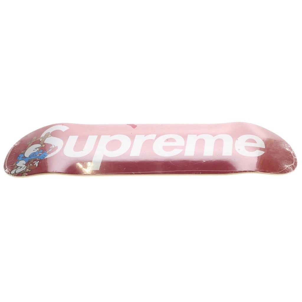 SUPREME(シュプリーム) 20AW x Smurfs Deck ボックスロゴペイントスケートボードデッキ レッド