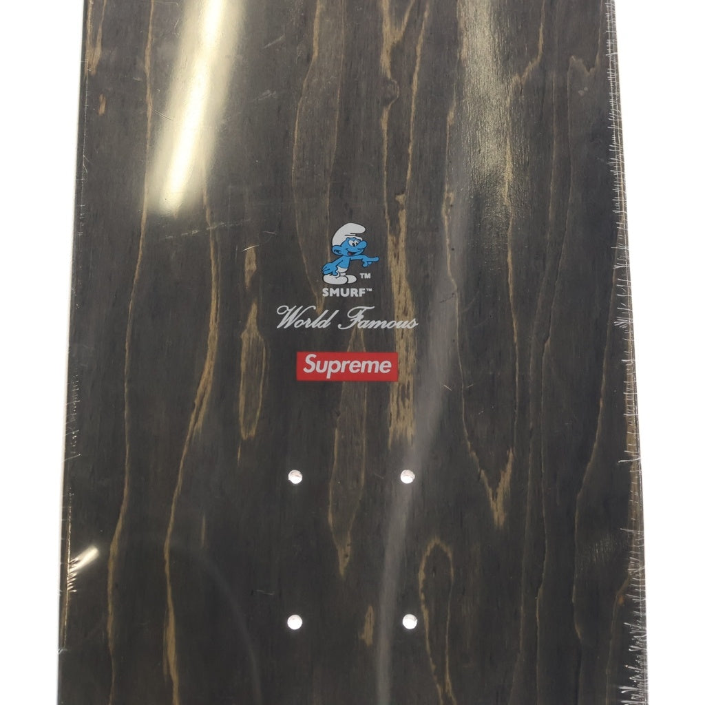 SUPREME(シュプリーム) 20AW x Smurfs Deck ボックスロゴペイントスケートボードデッキ レッド