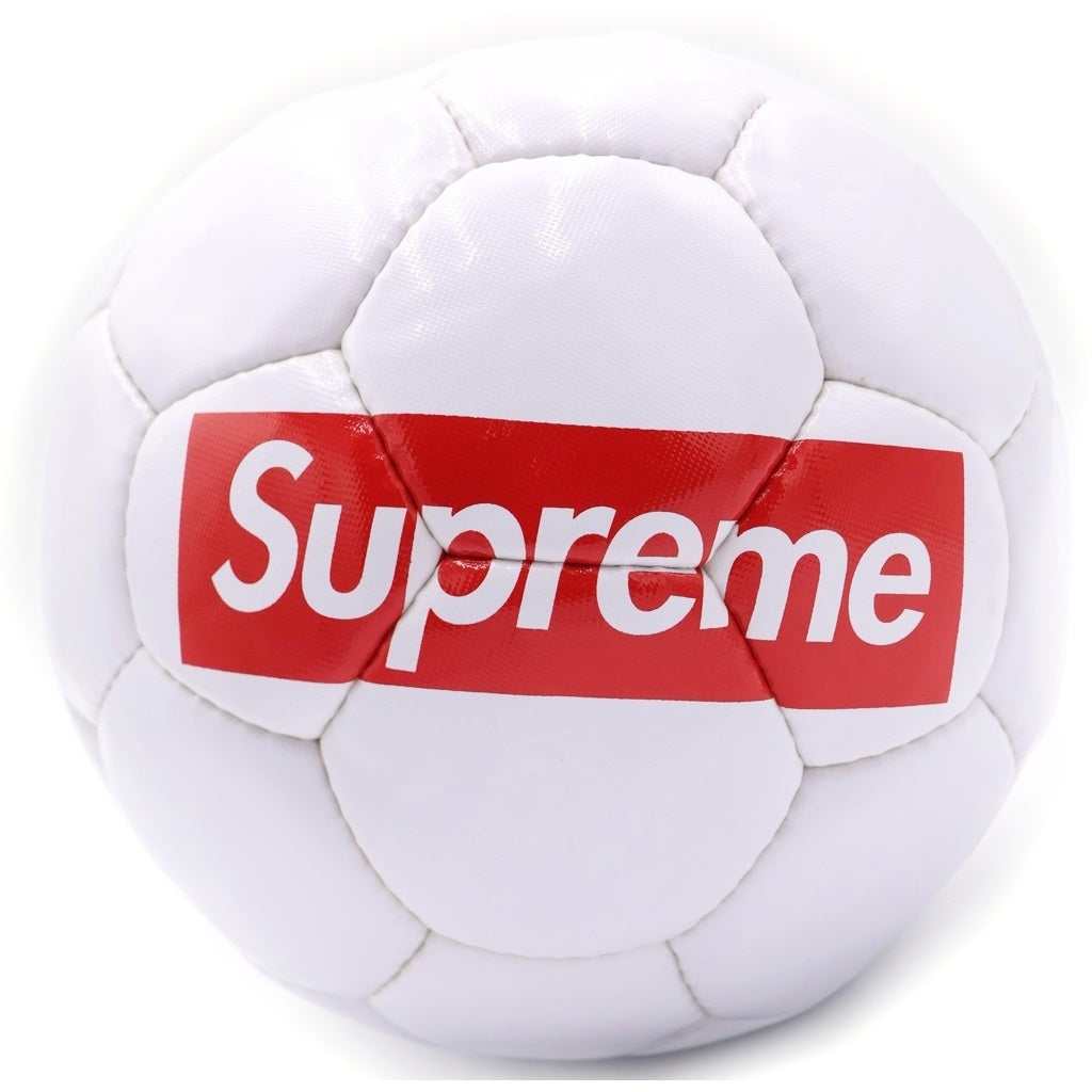 SUPREME(シュプリーム) 22SS SOCCER BALL BOX LOGO ボックスロゴ プリント サッカーボール ホワイト/レッド