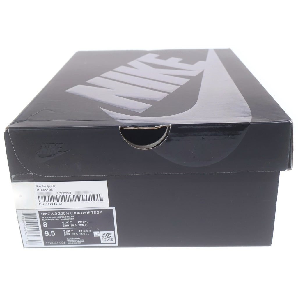 SUPREME(シュプリーム) ×NIKE Air Zoom Courtposite Black エアズーム コートポジット ブラック US8/26CM FB8934-001