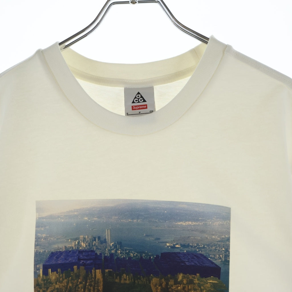 SUPREME(シュプリーム) 22AW ×NIKE ACG Grid Tee White グリッド クルーネック半袖Tシャツカットソー ホワイト DO6860-133