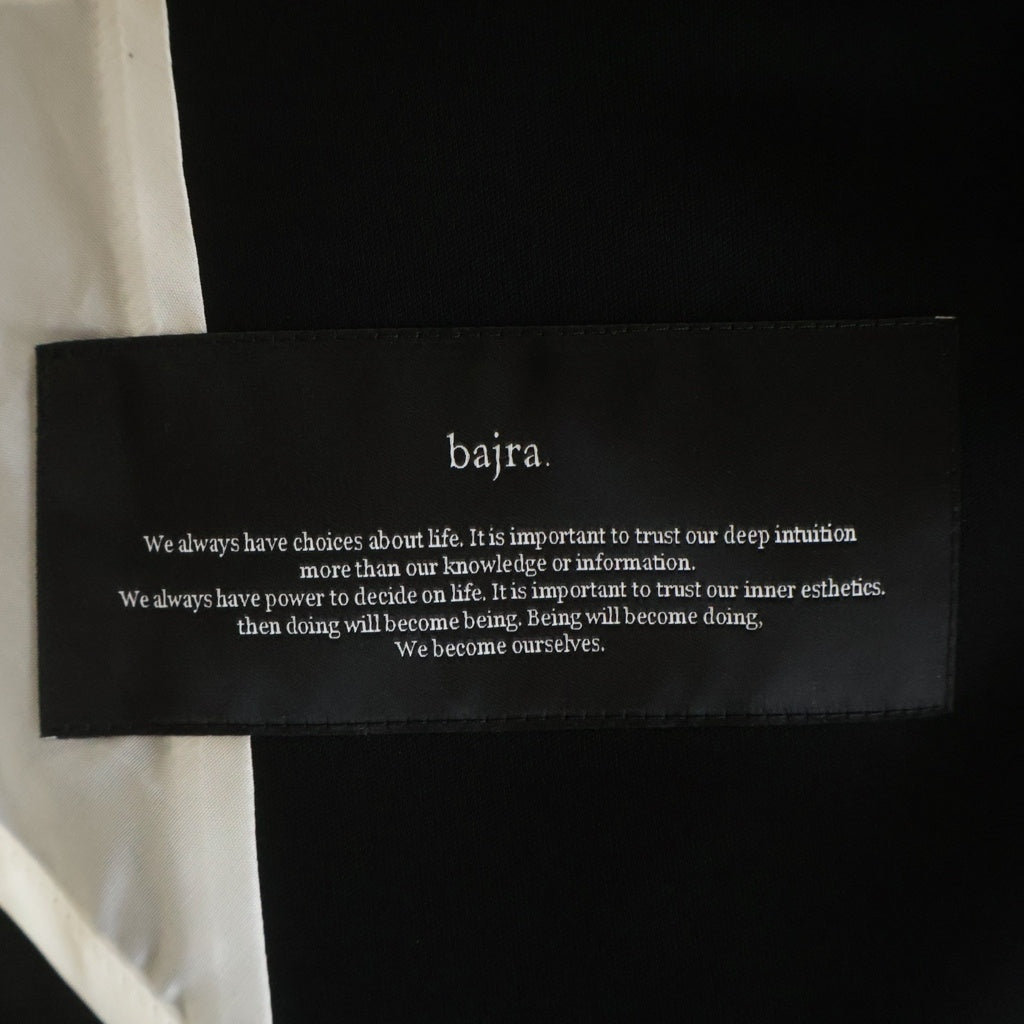 bajra(バジュラ) ストレッチ テーラードジャケット ブラック 150BJ01C