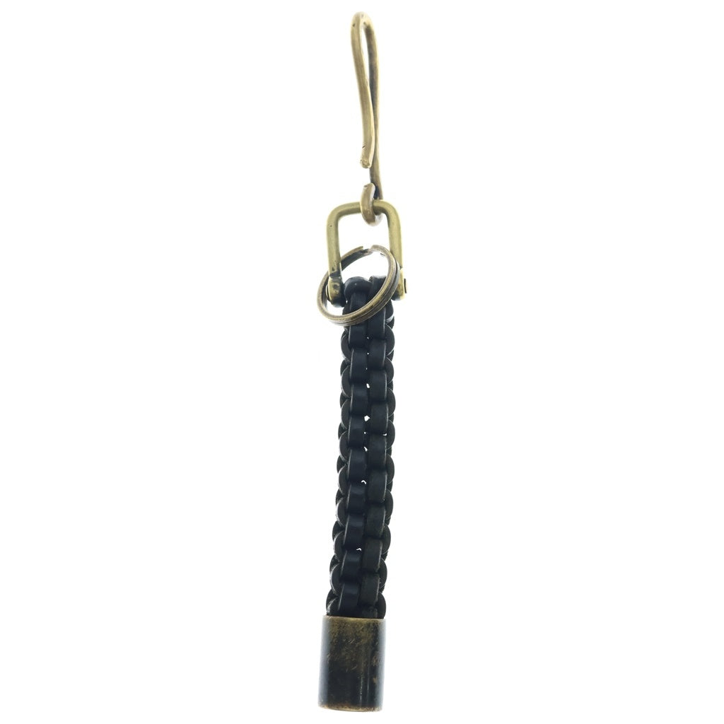 IOLOM(イオロム) io-05-015 Key Ring Brass Cow Leather Dark Green キーリング ブラス カウレザー 牛革 ブラック