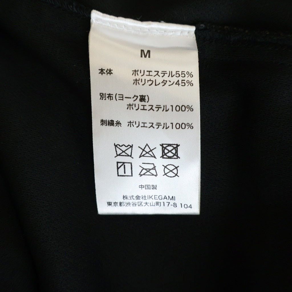 LAST NEST(ラスト ネスト) One Point Logo S/S Shirt ワンポイントロゴ刺繍 半袖シャツ ブラック