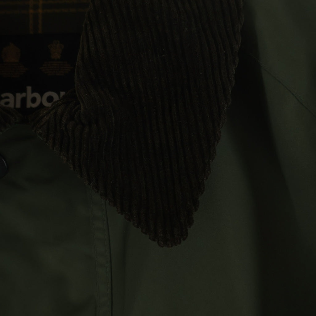 Barbour(バブアー) NON OILED BEDALE SL 2LAYER コーデュロイ切替ナイロンジャケット カーキ/ブラウン