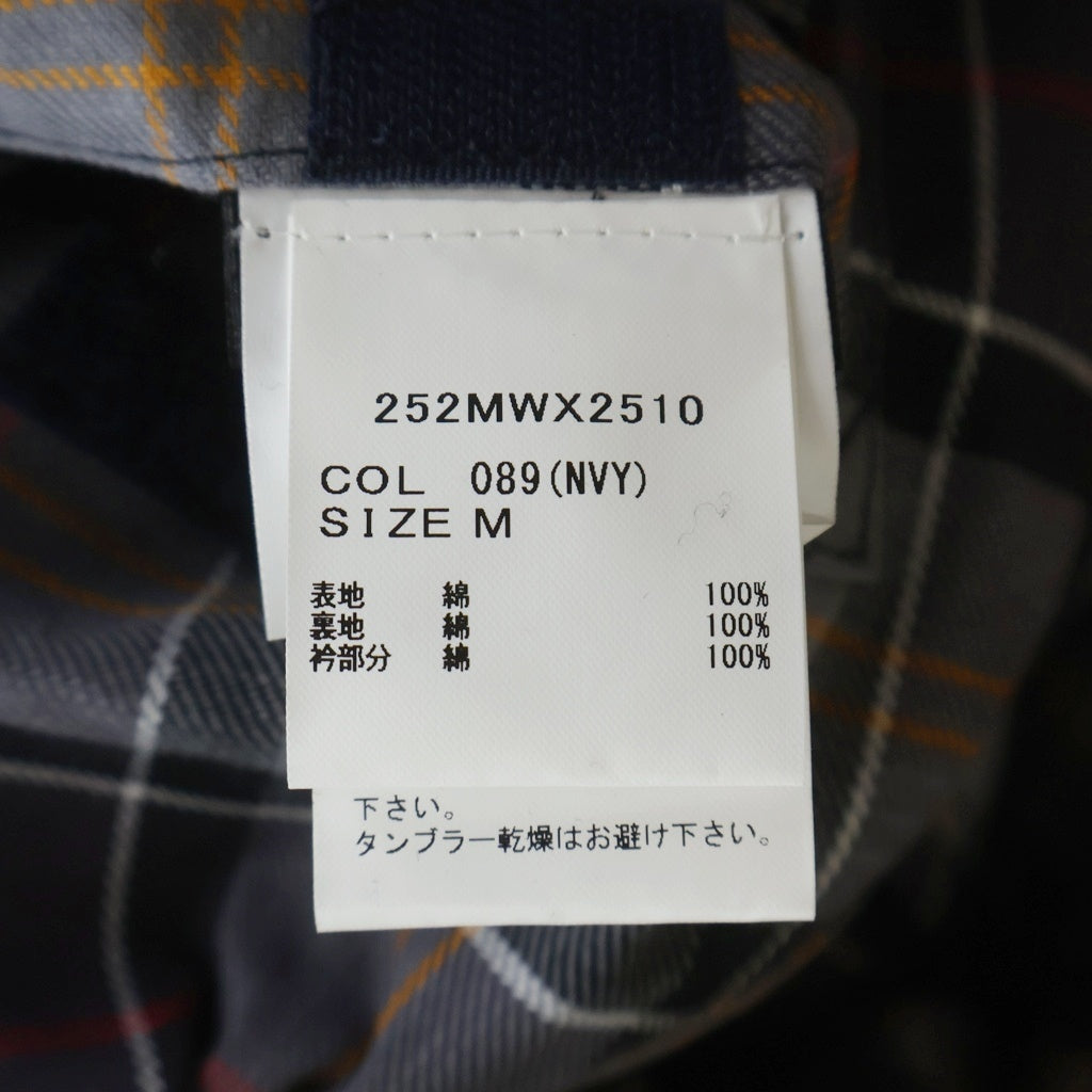 Barbour(バブアー) ×LEVIS OILED ZIPUP JACKET オイルド ジップアップジャケット ネイビー