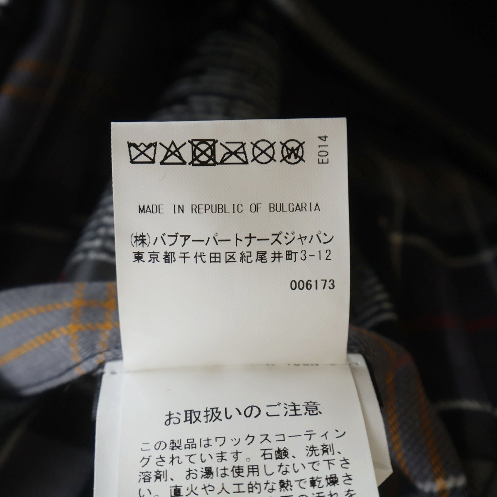 Barbour(バブアー) ×LEVIS OILED ZIPUP JACKET オイルド ジップアップジャケット ネイビー