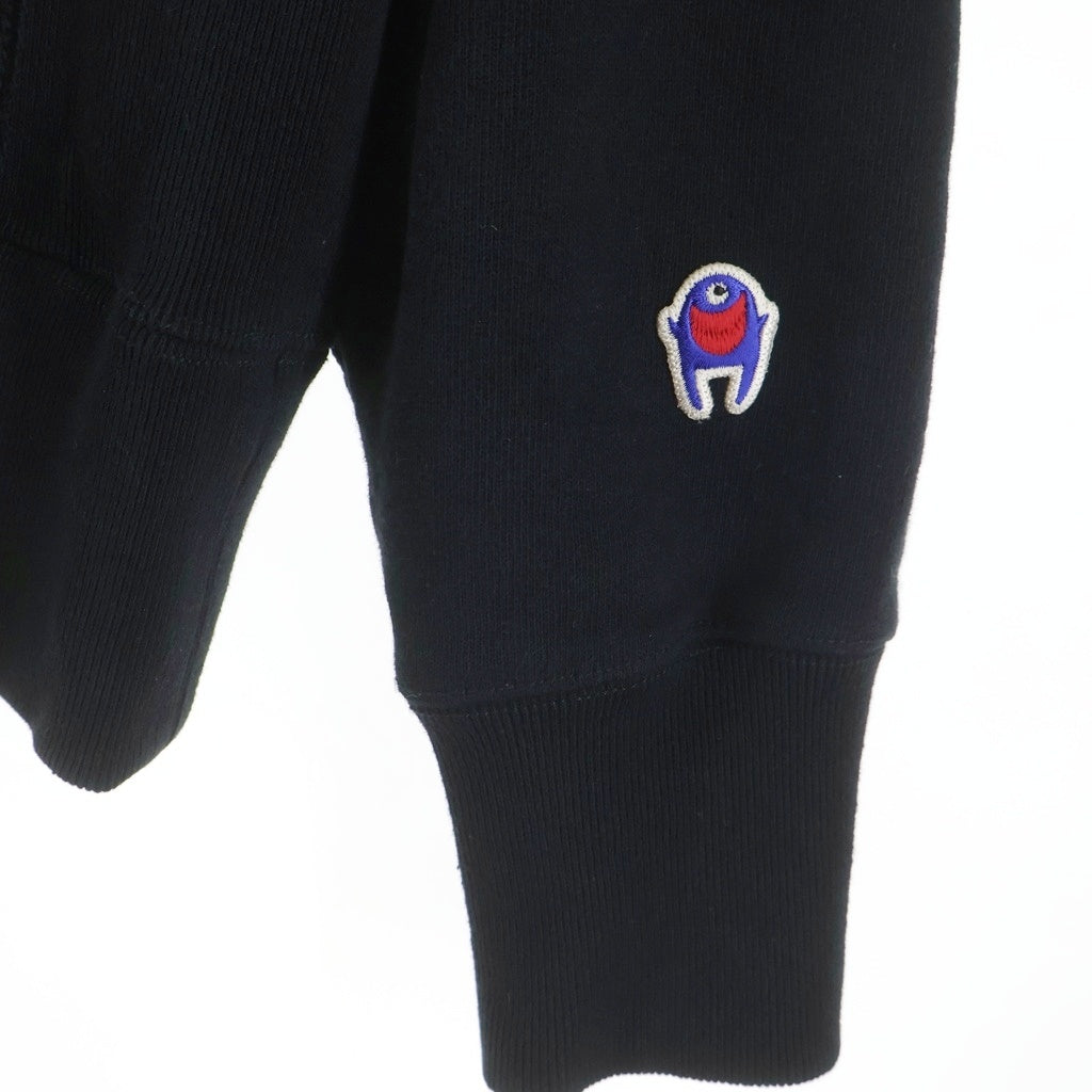 READY MADE(レディメイド) R MUTT HOODIE アールマット プルオーバースウェットパーカー フーディー ブラック RE-CO-BK-00-00-195