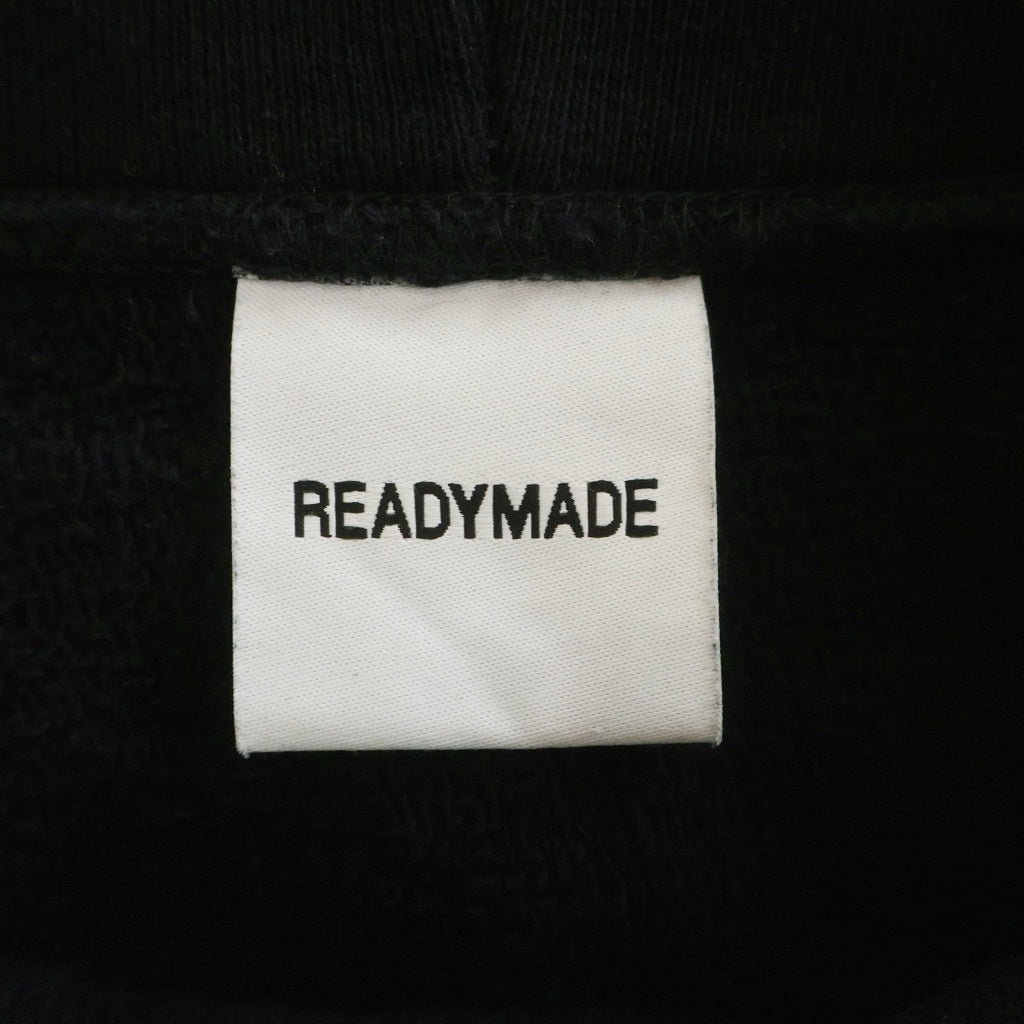 READY MADE(レディメイド) R MUTT HOODIE アールマット プルオーバースウェットパーカー フーディー ブラック RE-CO-BK-00-00-195