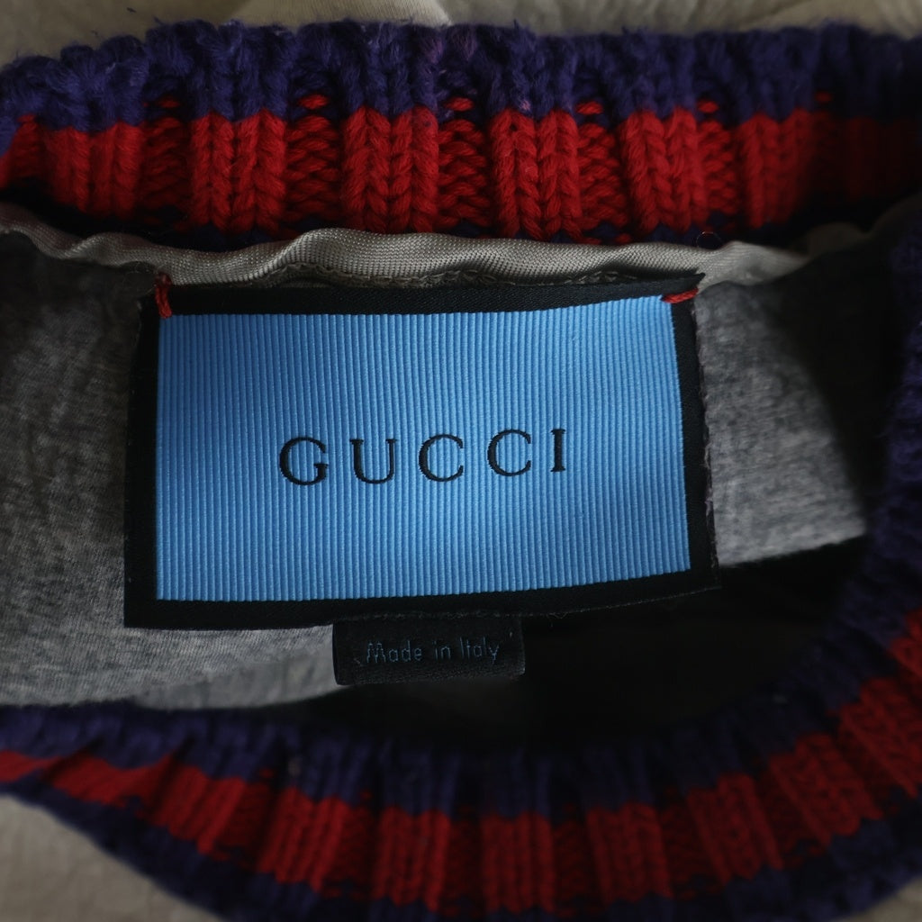 GUCCI(グッチ) 16AW Ghost Print Trainer ゴースト クルーネックトレーナー ホワイト 408239