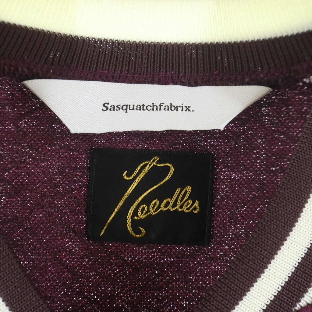 Needles(ニードルス) 23AW ×Sasquatchfabrix. TRACK JACKET サスクワッチファブリックス トラックジャケット レッド 23AW-JKL-070