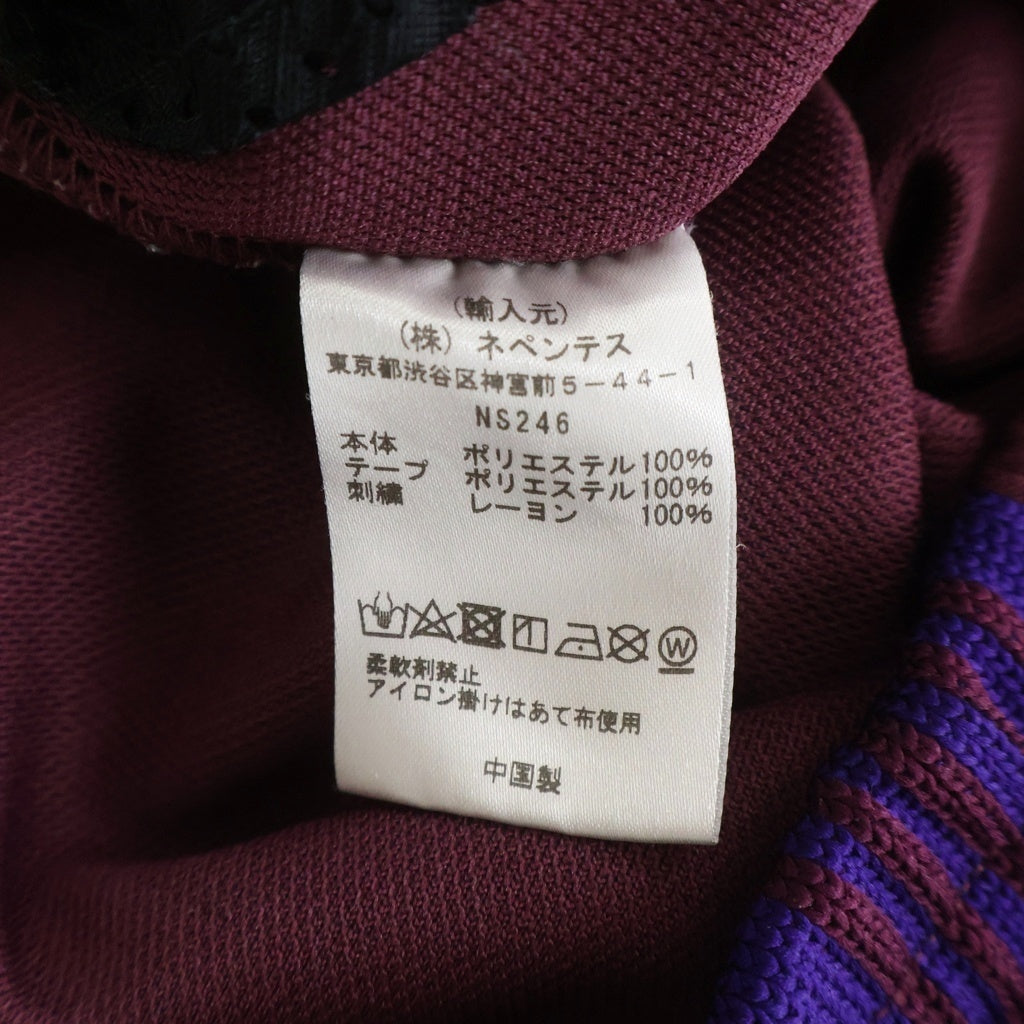 Needles(ニードルス) TRACK PANTS POLY SMOOTH トラックパンツ サイドライン レッド NS246