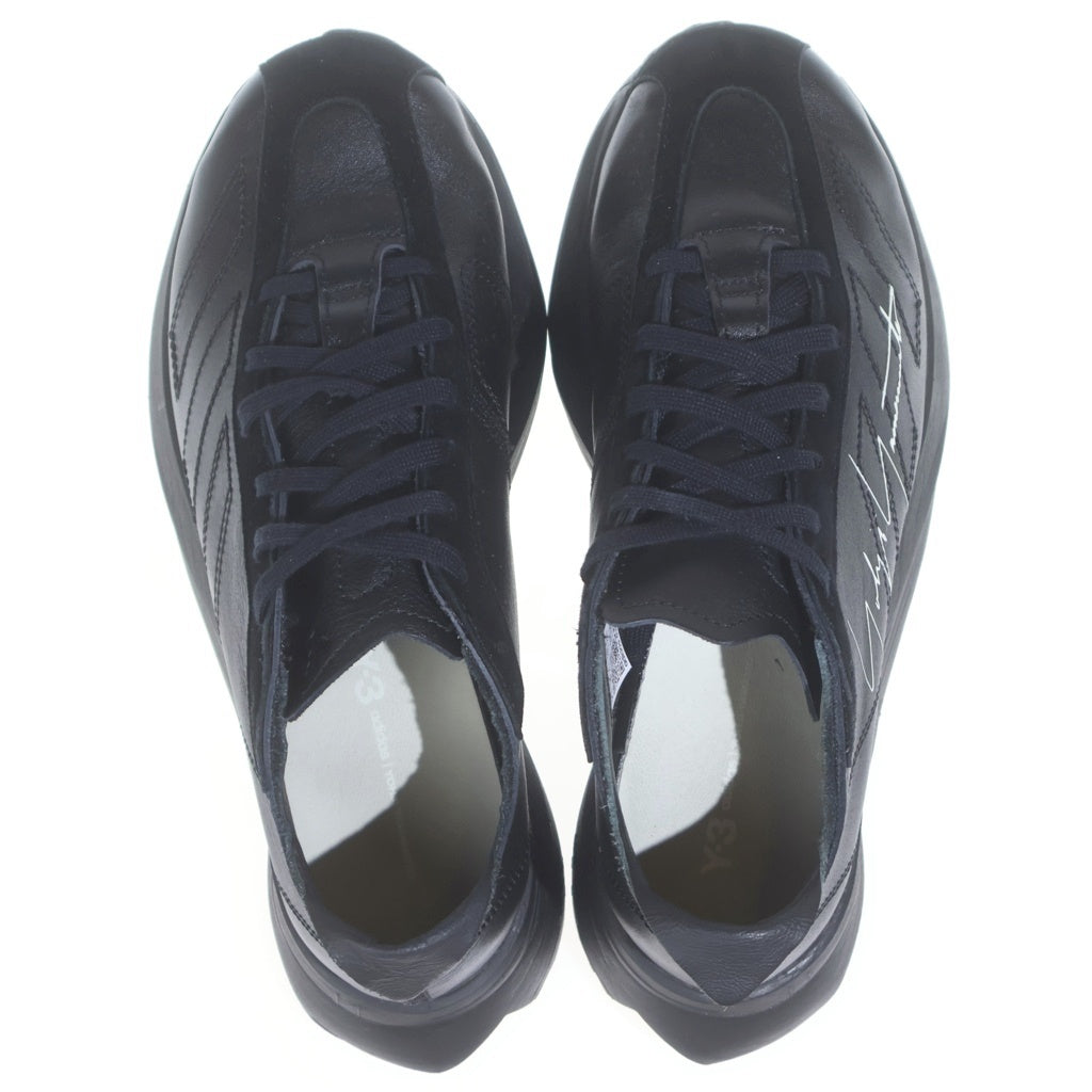 Y-3 ワイスリー ADIOS PRO 3.0 LX ロゴプリントローカットスニーカー ブラック JR4205-4-313 Y-3(ワイスリー) ADIOS PRO 3.0 LX ロゴプリントローカットスニーカー
