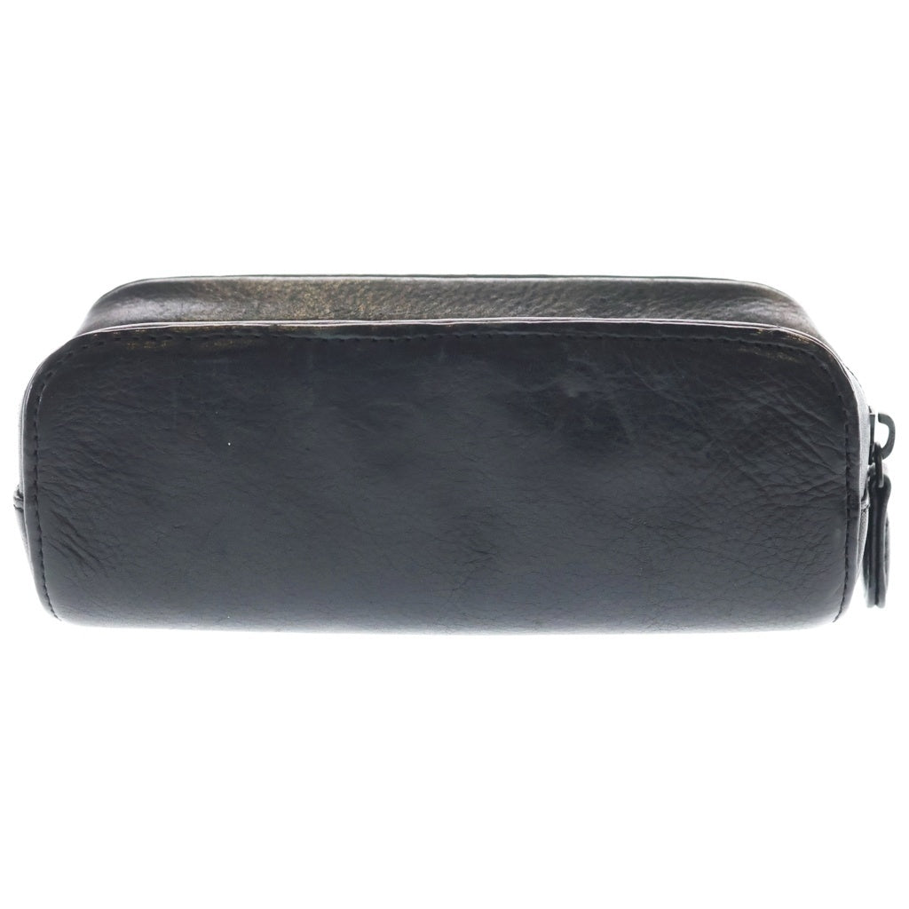 CHROME HEARTS(クロムハーツ) EYEWEAR CASE アイウェアケース レザー ジップ メガネケース ブラック