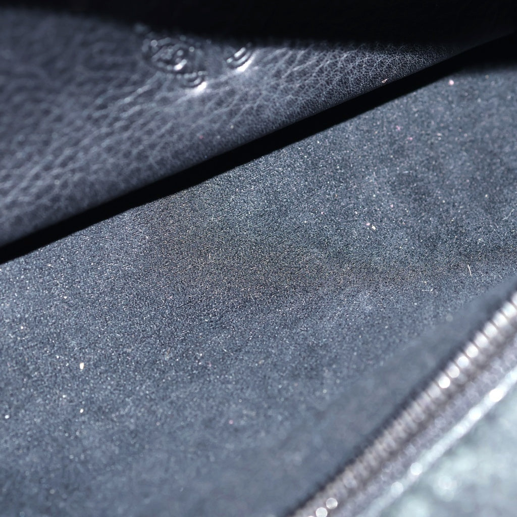 CHROME HEARTS(クロムハーツ) EYEWEAR CASE アイウェアケース レザー ジップ メガネケース ブラック