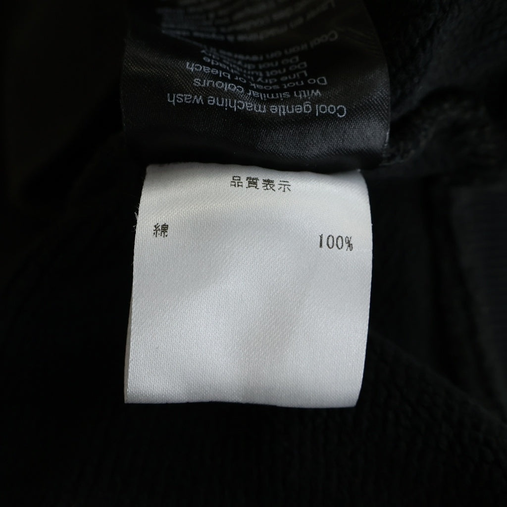 entire studios(エンタイア スタジオ) ETERNAL ZIP WASHED BLACK エターナル ジップ ウォッシュド加工 フルジップアップパーカー フーディー ブラック ESSS26HO030120392S