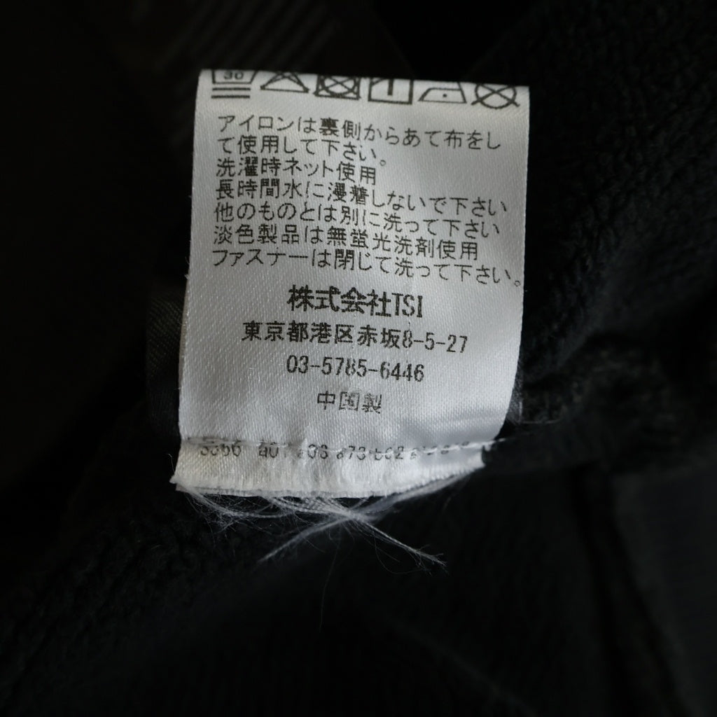 entire studios(エンタイア スタジオ) ETERNAL ZIP WASHED BLACK エターナル ジップ ウォッシュド加工 フルジップアップパーカー フーディー ブラック ESSS26HO030120392S