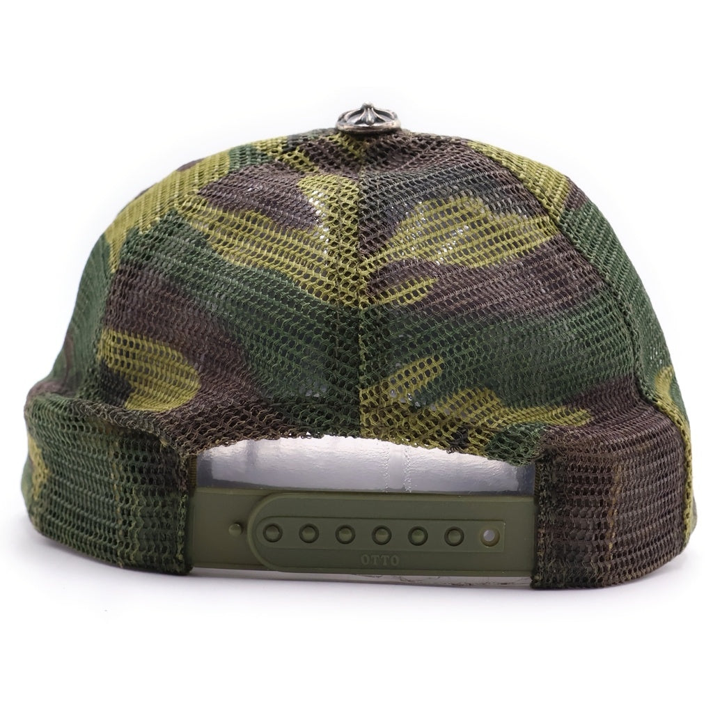 CHROME HEARTS(クロムハーツ) OLD TRUCKER CAP オールド クロスボール メッシュキャップ 迷彩 カモ柄 レディース